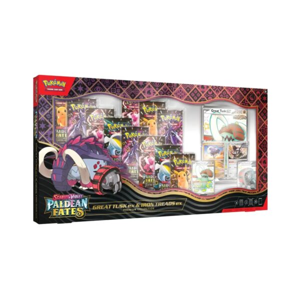 Paldean Fates Great Tusk & Iron Threads Premium Collection