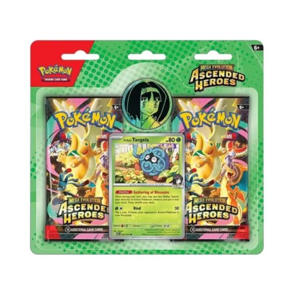 Ascended Heroes 2 Pack Blister Erika’s Tangela