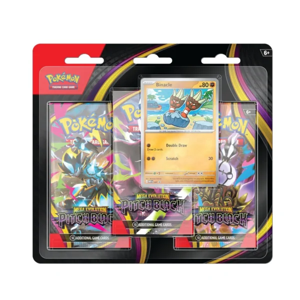 Pitch Black 3 Pack Blister Binacle