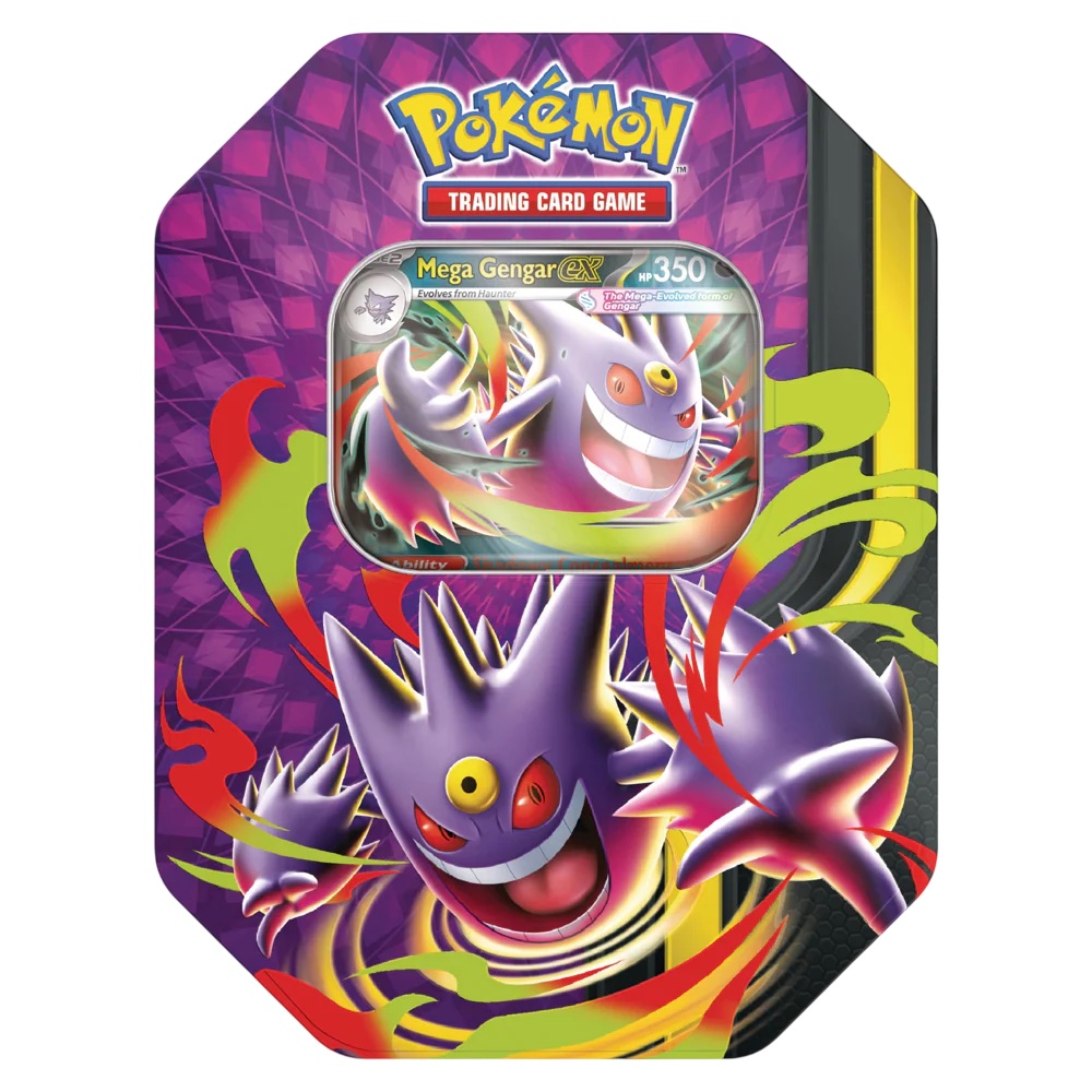 Pokémon – Mega Moonlit ex Tin – Mega Gengar ex